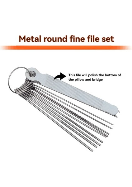 Gitar Piyano Yastığı Keskinleştirme Dosyası Üst Dosya Taşlama ve Derinleştirme Için Set Gitar Gitar Onarım Aracı (Yurt Dışından) fırsatları