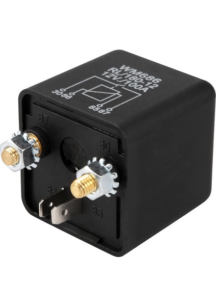 12V 100AMP 4 Pimli Ağır Hizmet Tipi Açma/kapama Anahtarı Bölünmüş Şarj Rölesi Otomatik Tekne Van Siyah (Yurt Dışından) fırsatları