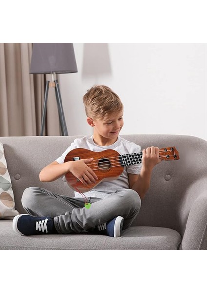 17 Inç Çocuk Ukulele Gitar 4strings Mini Gitar Çocuklar Müzik Aletleri Oyuncaklar Için Seçimler Için Toddler Çocuk Kızlar, C (Yurt Dışından)