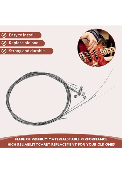 6pcs 150XL/.009IN Elektro Gitar Amp Dizeleri Çamurluk Için Ayarlanmış (Yurt Dışından) indirimleri