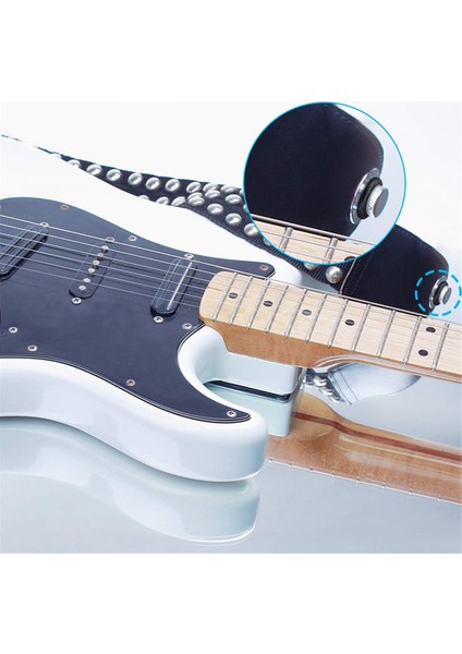 24PCS Bas, Gitar Kayış Kilitleri Bloklar, Kauçuk Malzeme Gitar Aksesuarları, Gitar Kayış Kilidi, Gitar Parçaları, Aksesuarlar (Yurt Dışından)