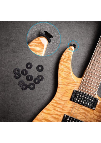 24PCS Bas, Gitar Kayış Kilitleri Bloklar, Kauçuk Malzeme Gitar Aksesuarları, Gitar Kayış Kilidi, Gitar Parçaları, Aksesuarlar (Yurt Dışından) fiyatları