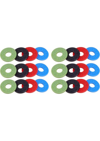 24PCS Bas, Gitar Kayış Kilitleri Bloklar, Kauçuk Malzeme Gitar Aksesuarları, Gitar Kayış Kilidi, Gitar Parçaları, Aksesuarlar (Yurt Dışından) indirimleri