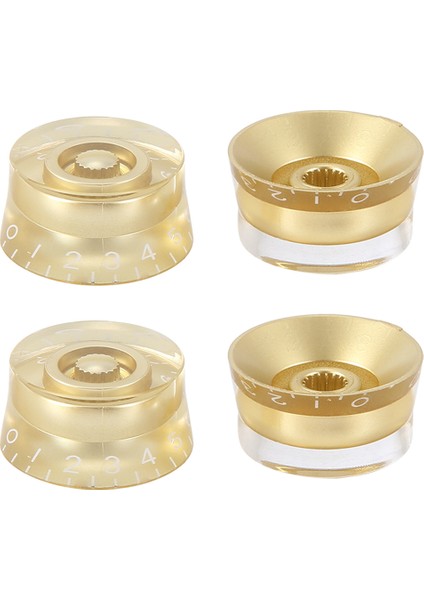 Elektro Gitar Kontrolü Gibson Les Paul Lp Knob Parçaları Değiştirme Altın 4 Pcs (Yurt Dışından)