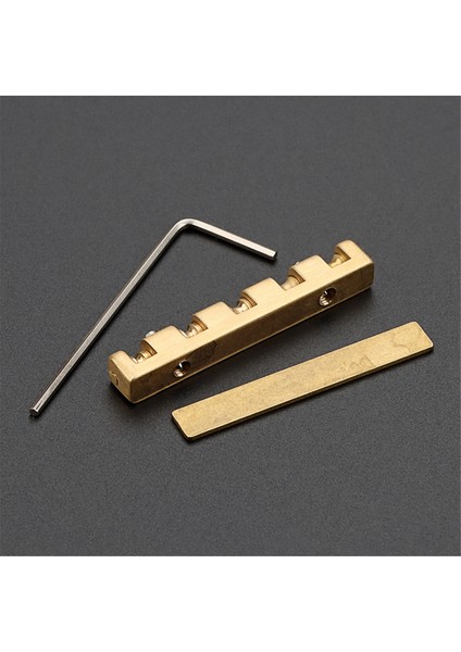 Elektro Gitar Pirinç Somun 42MM Yükseklik Ayarlanabilir Pirinç Roller Somun Gitar Somun 6 String Elektro Gitar Yedek Parçaları (Yurt Dışından)