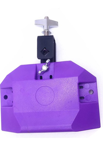 Reçel Blok Blok Latin Perküsyon Müzik Enstrümanı Plastik 3 Taraflı Montaj Orta Zift (Mor) (Yurt Dışından) fiyatları