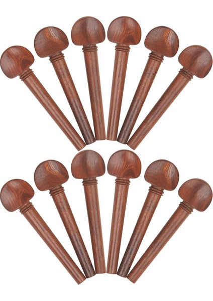 12PCS/SET Meme Ipi Makaraları Redwood Od Pegs Ipli Ud Peg Onarım Bakım Araçları Ayarlama Şaft Alet Parçaları (Yurt Dışından)