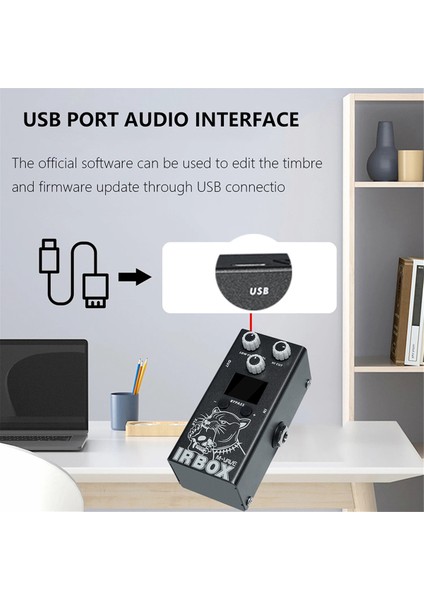 M-Vave Ir-Box Gitar Bas Efektleri 32 Önceden Seçenekler Mevcut Telefon Uygulama Ayarları 9 Segment Eq, Bireysel Eq Efektörü Olarak (Yurt Dışından) modelleri