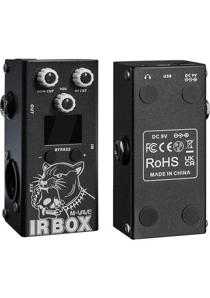 M-Vave Ir-Box Gitar Bas Efektleri 32 Önceden Seçenekler Mevcut Telefon Uygulama Ayarları 9 Segment Eq, Bireysel Eq Efektörü Olarak (Yurt Dışından) indirimleri