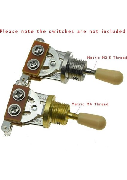 Beyaz 20PCS Metrik M3.5/m4 Gitar 3 Yol Togluk Anahtarı Uçacı Düğmeleri Gitar Anahtarı Kapağı (Yurt Dışından) indirimleri