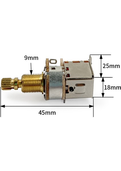 1pcs Gitar Itme/itme Potansiyometre Kısa Şaft Itme Itme Potansiyometre Elektro Gitar Potu A500K Gitar Bas Parçaları Için (Yurt Dışından) indirimleri