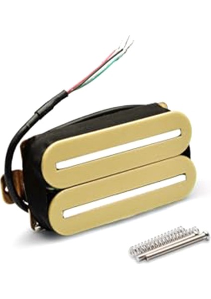 Yüksek Çıkış Boyun Toplama Çift Sıcak Ray Humbucker Pikap Sarı (Yurt Dışından)