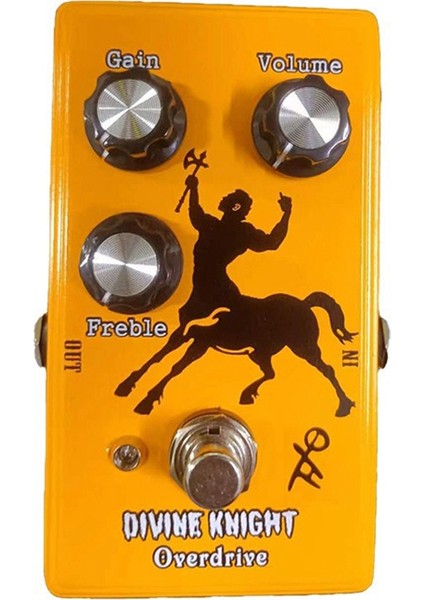 Gitar Etkisi Ilahi Şövalye Overdrive Pedal, Kazanç, Hacim ve Fleble Düğmesi, At Sürüşü Efekt Pedalı, Gitar Pedalı (Yurt Dışından)