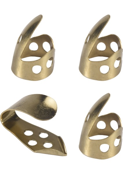 Gitar Parmak Seçer 3 Endeks Parmak + 1 Başparmak Ayarlanabilir Metal Banjo Fingerstyle Seçim Parmak Koruyucusu (Yurt Dışından) fiyatları