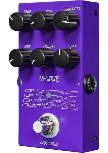 M-Vave Elemental Dijital Gecikme Pedalı 9 Farklı Gecikme Gitar Efektleri Gecikme Pedal Desteği Musluk ve Tutma Modu Efektör (Yurt Dışından)