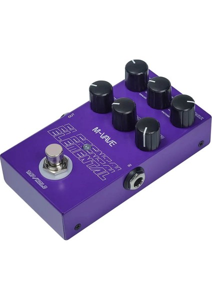M-Vave Elemental Dijital Gecikme Pedalı 9 Farklı Gecikme Gitar Efektleri Gecikme Pedal Desteği Musluk ve Tutma Modu Efektör (Yurt Dışından) modelleri