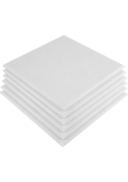 6pcs Akustik Emilim Paneli 12 Inç x 12INCH x 0.4inch Akustik Için Yankı Bas Izolasyonu Için Ses Geçirmez Dolgu (Yurt Dışından)