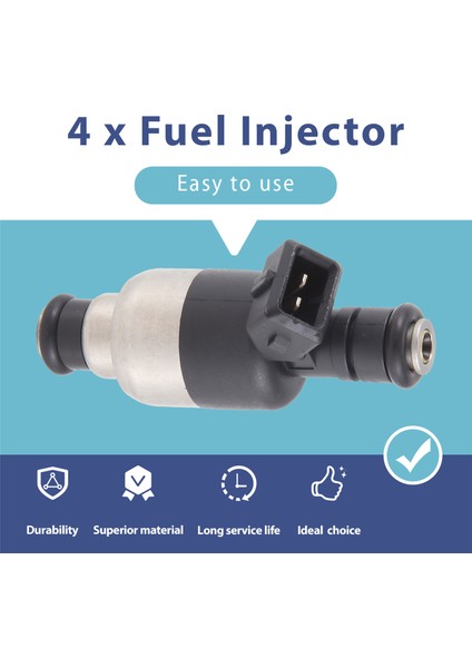Chevy Opel Corsa Daewoo Cielo Için 4pcs Fue Enjektör 1.6 17124782 17123924 25165453 17103677 ICD00110 17108045 (Yurt Dışından) indirimleri