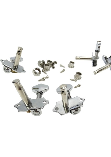 Akustik Gitar String Tuning Pegs Kit Vida Ferrule ile Evrensel Tuner Açık Ayar Ayarlama Standart Aksesuarlar Gümüş (Yurt Dışından) indirimleri