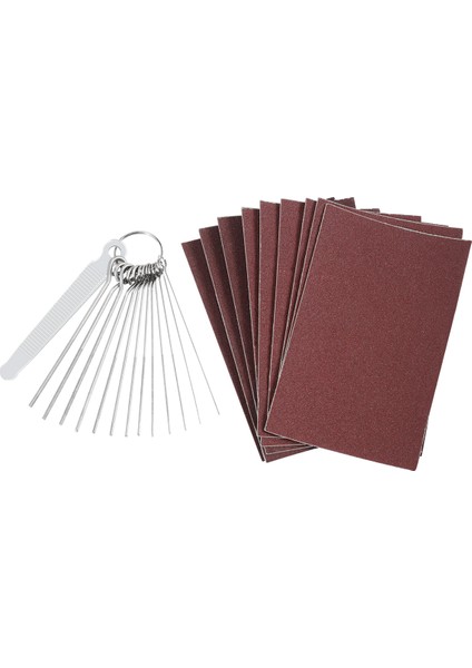 Gitar Köprüsü Eyer Somun Dosyaları Seti - Dairesel Kesitli ve 9 Adet Kum Kağıdı Gümüş (Yurt Dışından) fiyatları