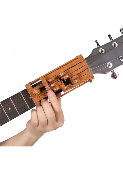 Gitar Akor Trainer Akor Öğrenme Sistemi Yeni Başlayanlar Için Gitar Oynanan Şarkı Söyleme Yardımı Akor Araç Ölçeği Asistan Kırmızı Ahşap (Yurt Dışından) indirimleri