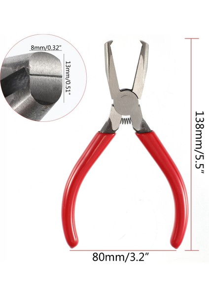 Gitar Perdesi Pensier Tel Çeker Luthier Aletler Fret Mippers Aracı, Telli Tel Pulluklar Için Çizgili Enstrümanlar Aracı B. (Yurt Dışından)