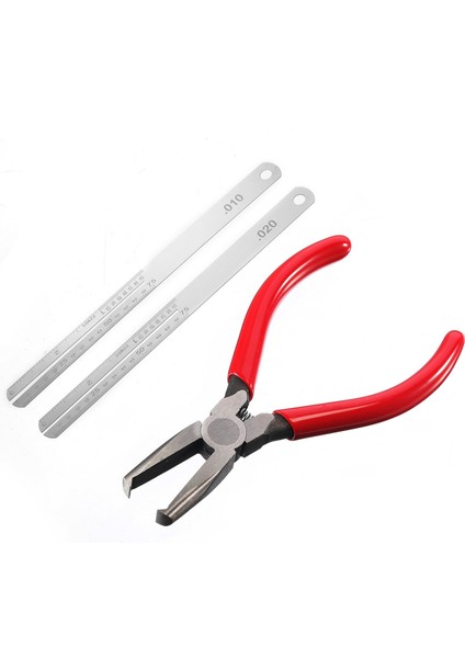 Gitar Perdesi Pensier Tel Çeker Luthier Aletler Fret Mippers Aracı, Telli Tel Pulluklar Için Çizgili Enstrümanlar Aracı B. (Yurt Dışından) modelleri