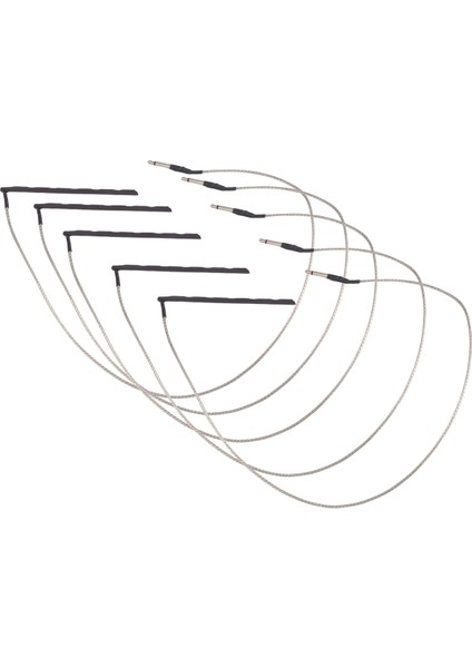 5 Adet Bükülebilir Akustik Gitar Dönüştürücü Hassasiyeti Piezo Köprü Alım Kablosu (Yurt Dışından)