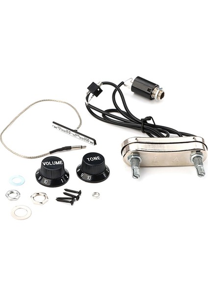 Keman Piezo Dönüştürücü Köprü, Keman Parçaları Için Ton Hacmi Düğmesi ile Seti (Yurt Dışından) modelleri