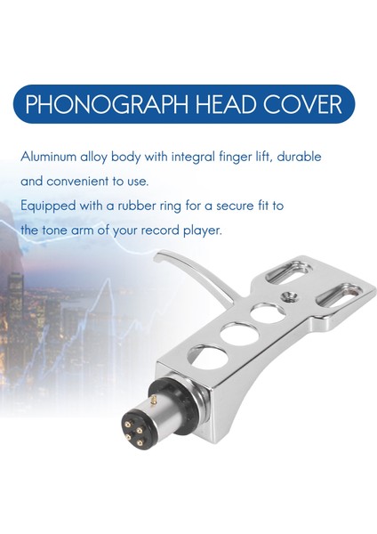 Evrensel Lp Disk Kayıt Çalar Fono Turntable Headshell 4 Pimli Alüminyum Alaşım Ofc Lider Weires ile Doğrudan Sürücü Turnabağı Için (Yurt Dışından) fiyatları