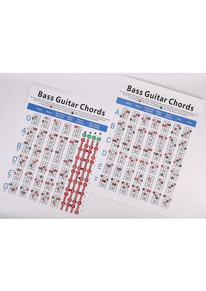 Elektrik Bas Gitar Akor Grafik 4 Dize Gitar Akor Parmak Şeması Egzersiz Diyagramı Küçük (Yurt Dışından) modelleri