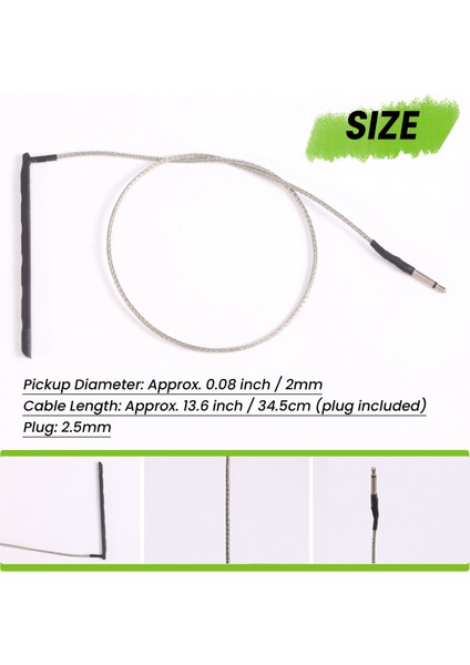 5 Adet Bükülebilir Akustik Gitar Dönüştürücü Hassasiyeti Piezo Köprü Alım Kablosu (Yurt Dışından) fırsatları
