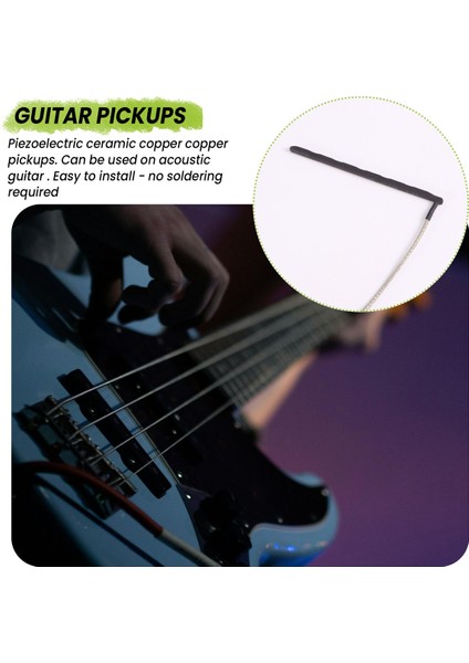 5 Adet Bükülebilir Akustik Gitar Dönüştürücü Hassasiyeti Piezo Köprü Alım Kablosu (Yurt Dışından) indirimleri
