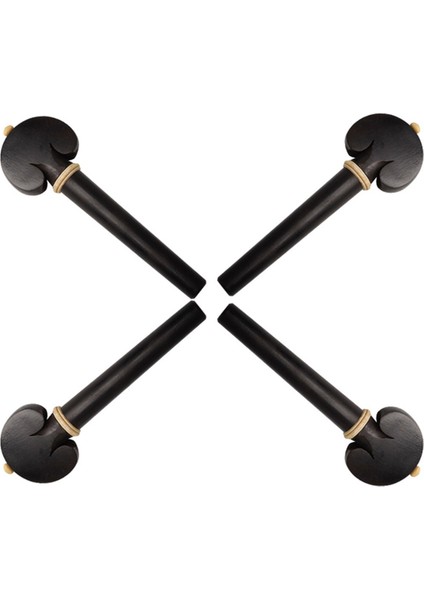 Viyolonsel Mandal, 4 Set, Kakma Şimşir Mandalları, Düğmeler, Ayar Mandalları, Keman Aksesuarları Tuner (Yurt Dışından)