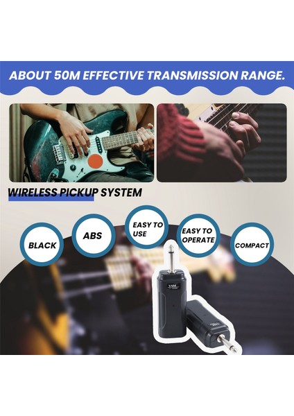 Elektro Gitar Bas Elektrikli Keman Müzik Enstrümanı Için Taşınabilir Kablosuz Ses Gitar Verici Alıcı Sistemi Kablosuz Alıcı (Yurt Dışından) indirimleri