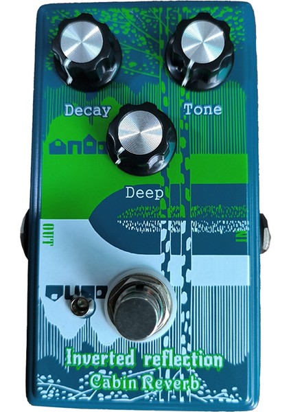 Ginean Gitar Yankı Etkileri Ters Yansıtma Kabin Yankı Etkisi Elektik Gitar Bas Için Pedal (Yurt Dışından)