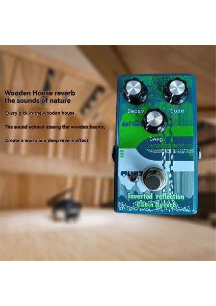 Ginean Gitar Yankı Etkileri Ters Yansıtma Kabin Yankı Etkisi Elektik Gitar Bas Için Pedal (Yurt Dışından) fiyatları