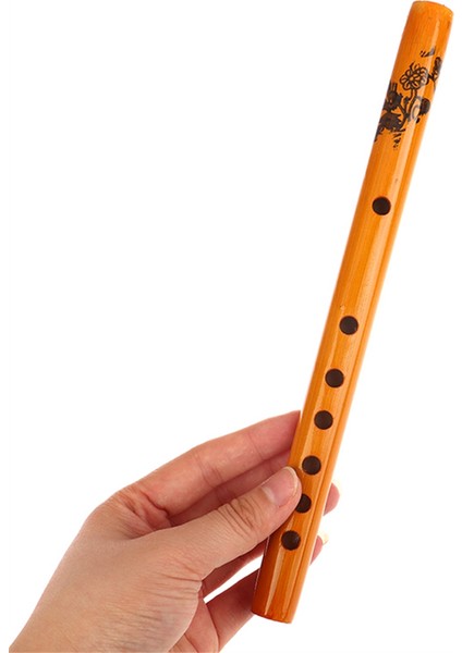 10 Paket Çinli 6 Delikli Bambu Flüt Kaydedici Klarnet Öğrenci Müzik Aleti Ahşap Renk (Yurt Dışından) fiyatları