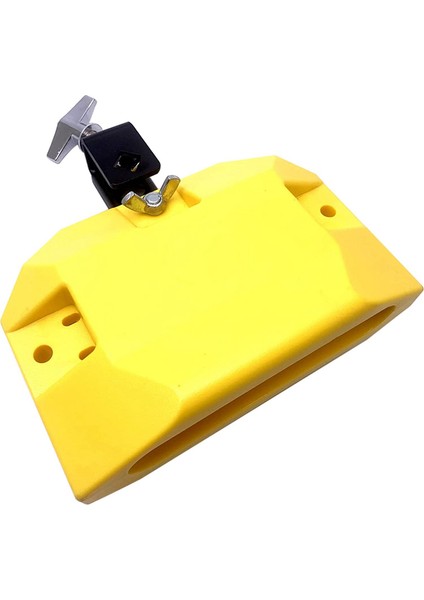 Reçel Blok Blok Latin Perküsyon Müzik Enstrümanı Plastik 3 Taraflı Montaj Orta Zift (Sarı) (Yurt Dışından)