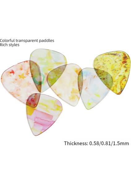 Şeffaf Seçimler, Gitar Seçimleri, Halk Gitar, Elektro Gitar Seçimleri, Kişiselleştirilmiş Renk Şeffaf Seçimler B (Yurt Dışından) fiyatları