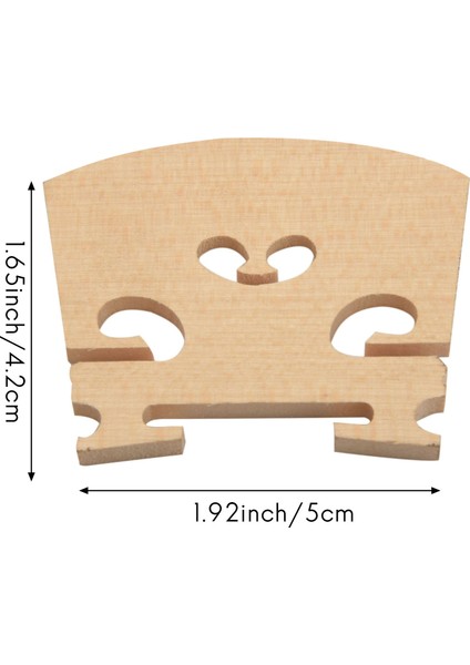 10PCS Tip Maple Bemin Köprüsü 1/8 ve 1/4 &amp; 1/2 &amp; 3/4 ve 4/4 Keman Köprüleri Keman Parçaları Dizilmiş Enstrümanlar (Yurt Dışından) fırsatları