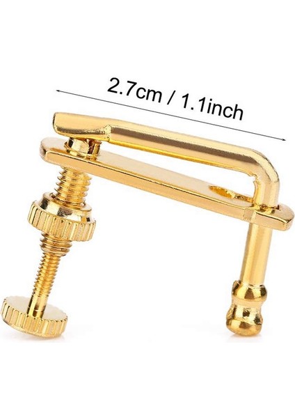 4pcs Keman Ince Tunerler Altın Keman Parçaları Iplik Tel Ayarlayıcıları 4/4 Keman Için Yedek (Yurt Dışından) fiyatları