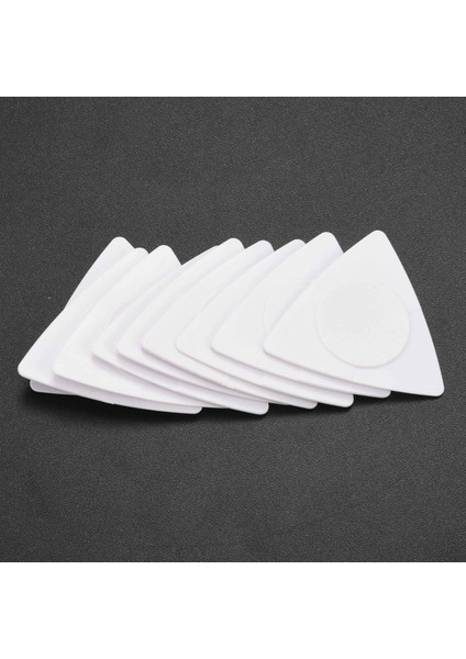 Flanger 10PCS Üçgen Guitar Seçimleri 1.0 0.75 0.5 mm Kalınlık Pc + Abs Malzeme Antislip Stil Beyaz (Yurt Dışından) fiyatları