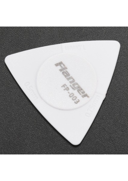Flanger 10PCS Üçgen Guitar Seçimleri 1.0 0.75 0.5 mm Kalınlık Pc + Abs Malzeme Antislip Stil Beyaz (Yurt Dışından) indirimleri