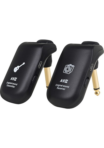 A9II Kablosuz Gitar Verici Alıcı Sistemi Amplifikatör Şarj Edilebilir Gitar Verici Elektro Gitar Bas Için (Yurt Dışından) fiyatları
