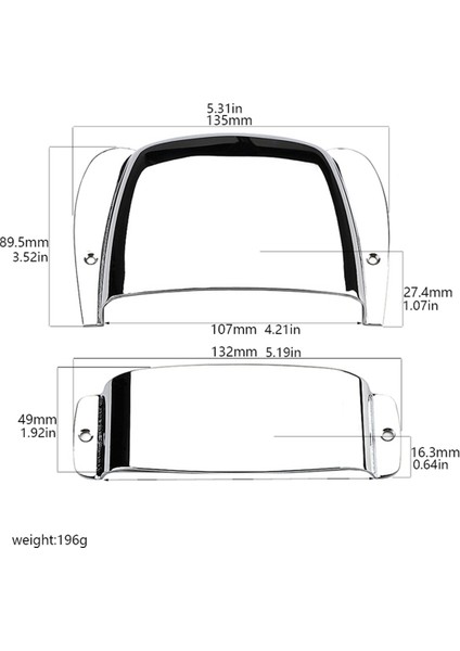 Vintage Elektro Gitar Değiştirme Aracı ve Kapak Için Sabit Krom Köprü Kuyruk Parçası (Yurt Dışından)