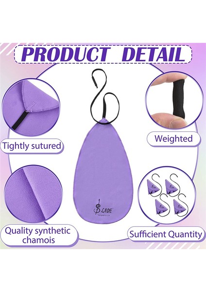 Slade 4 Pcs Clarinet Swab Klarnet Temizleme Bezi Iç Tüp Için Temiz Temizleyici Bezden Çekin Uygun Klarnet Flüt Saksı (Yurt Dışından) modelleri