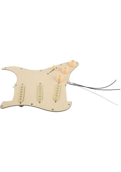 Elektro Gitar Pickguard Pikapları Yüklü Önceden Kablolama Plakası Montajı Sss Sarı (Yurt Dışından) fiyatları