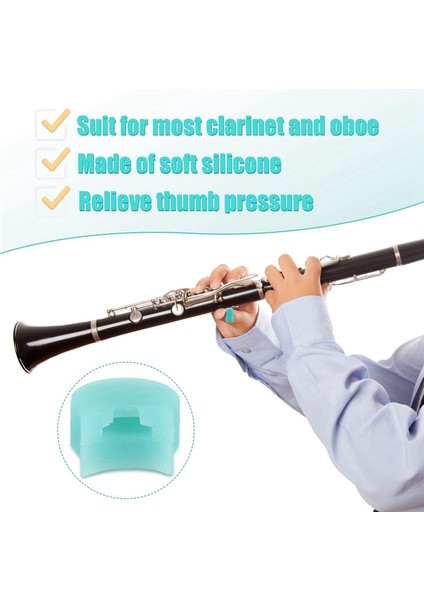5pcs Klarnet/oboes Için Başparmak Dinlenme Pedi, Silikon Klarnet Başparmak Dinlenme Yastık Silikon Oboesthumb Dinlenme Yastık Koruyucusu (Yurt Dışından) fiyatları