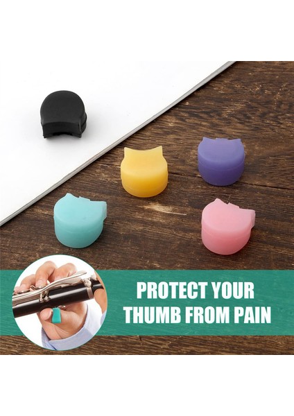 5pcs Klarnet/oboes Için Başparmak Dinlenme Pedi, Silikon Klarnet Başparmak Dinlenme Yastık Silikon Oboesthumb Dinlenme Yastık Koruyucusu (Yurt Dışından) indirimleri
